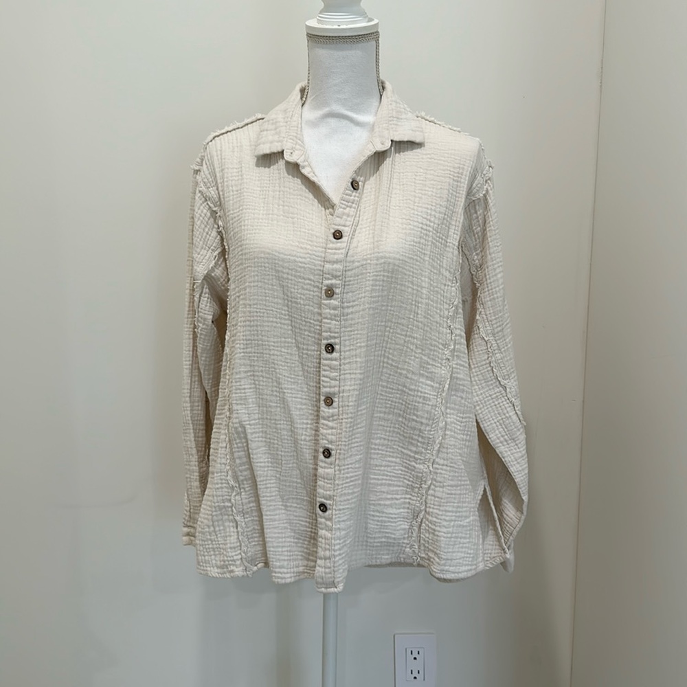 100% COTTON button up shirt
